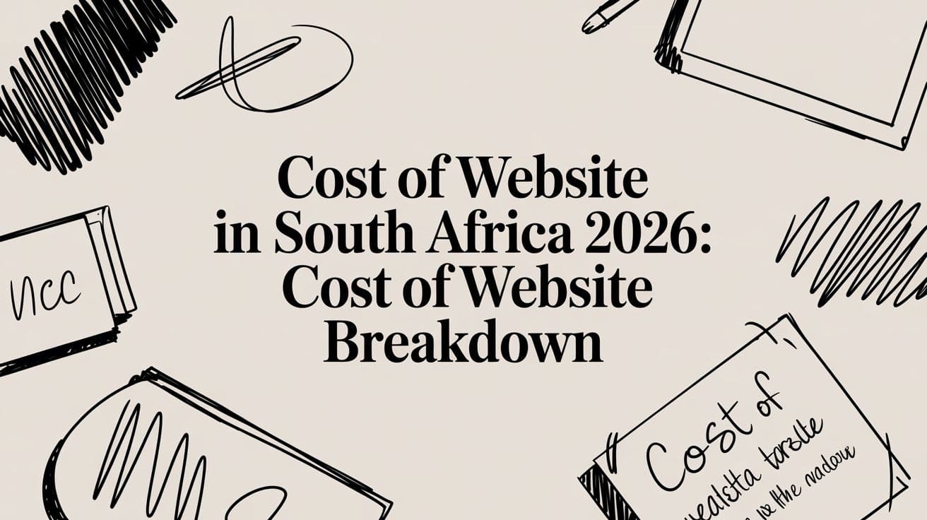 Cost of Website in South Africa 2026: A No-Nonsense Guide