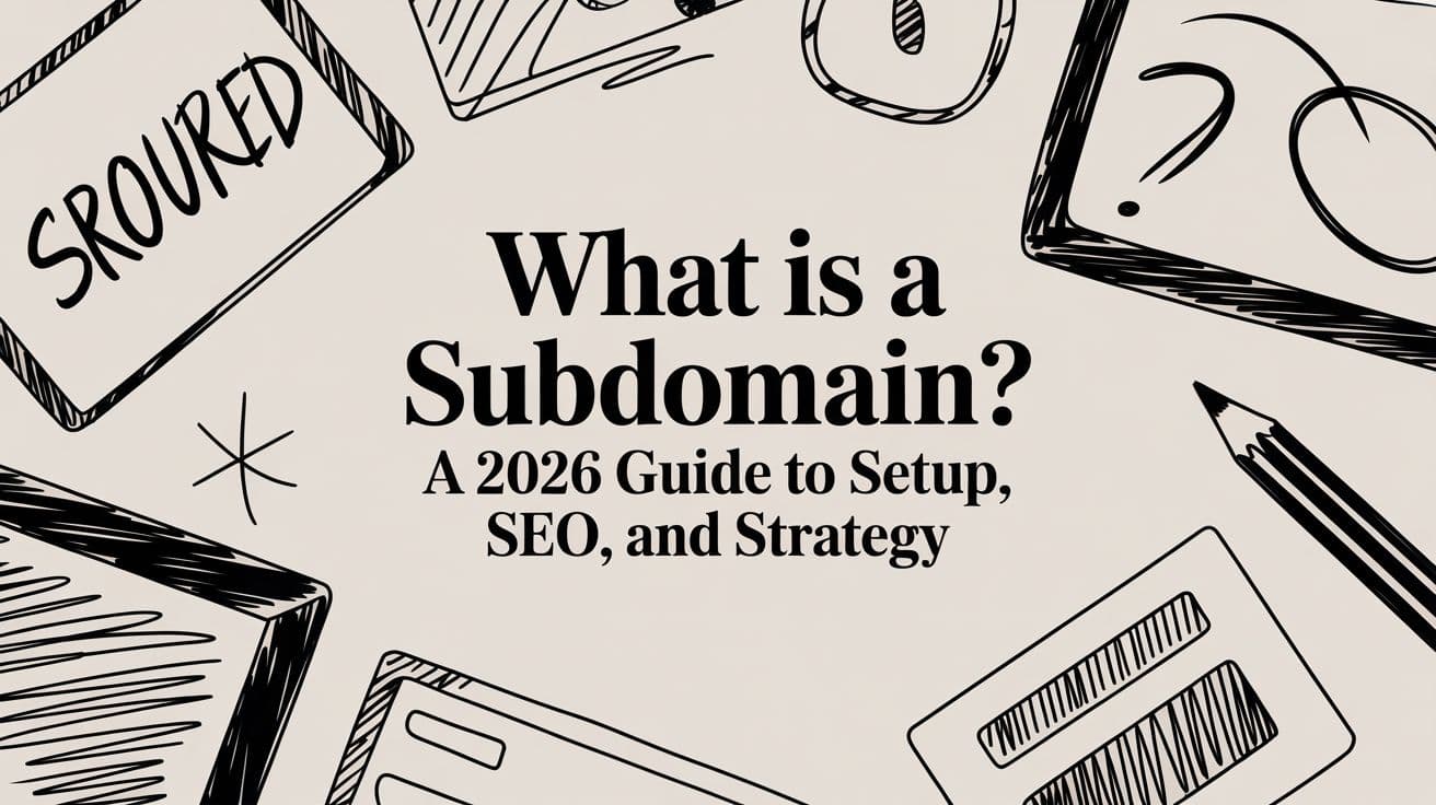 What Is a Subdomain? A 2026 Guide to Setup, SEO, and Strategy