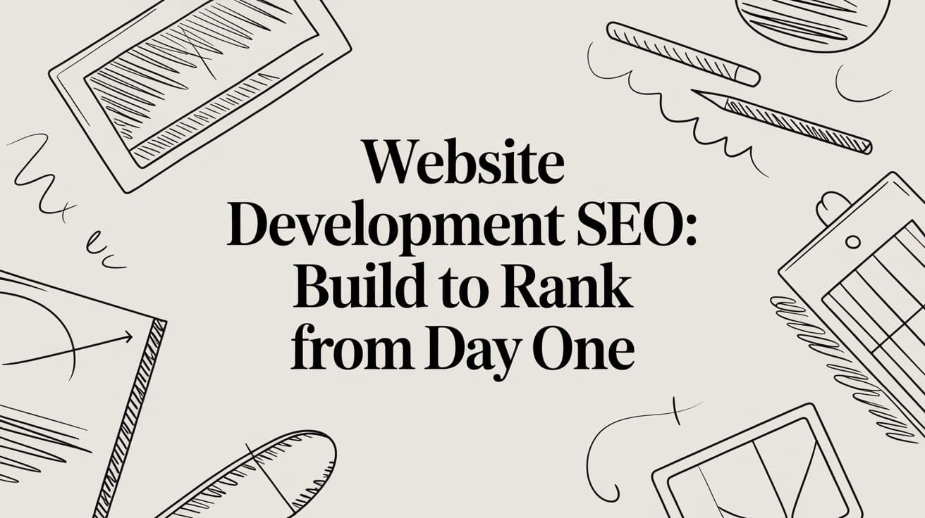 Website Development SEO: Build to Rank from Day One