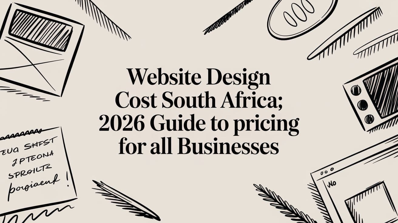 Website design cost south africa: 2026 Guide to Pricing for All Businesses