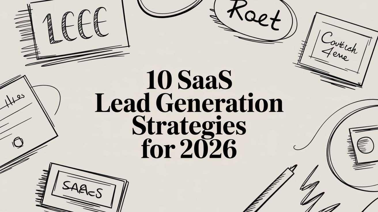 10 SaaS Lead Generation Strategies for 2026
