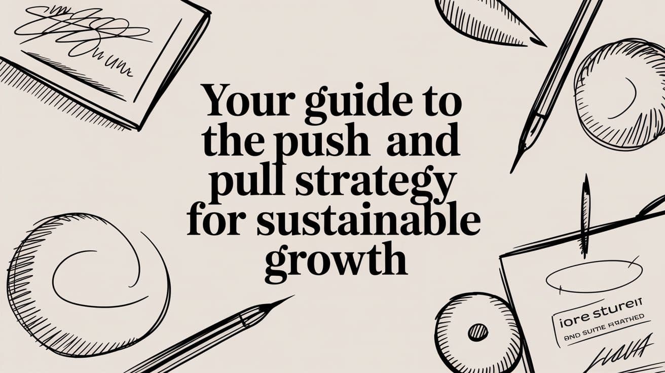 Your Guide to the Push and Pull Strategy for Sustainable Growth
