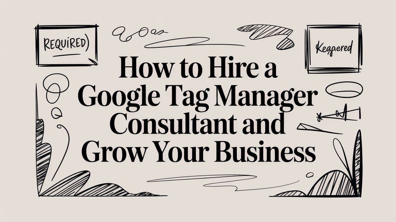 How to Hire a Google Tag Manager Consultant and Grow Your Business