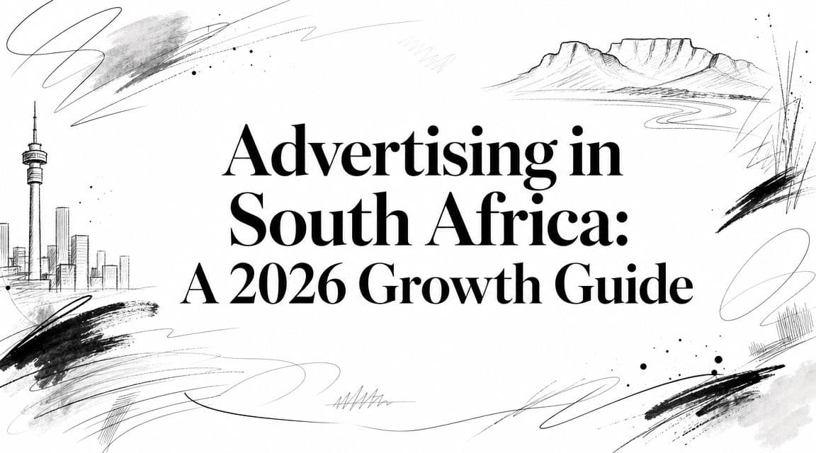 Advertising in South Africa: A 2026 Growth Guide