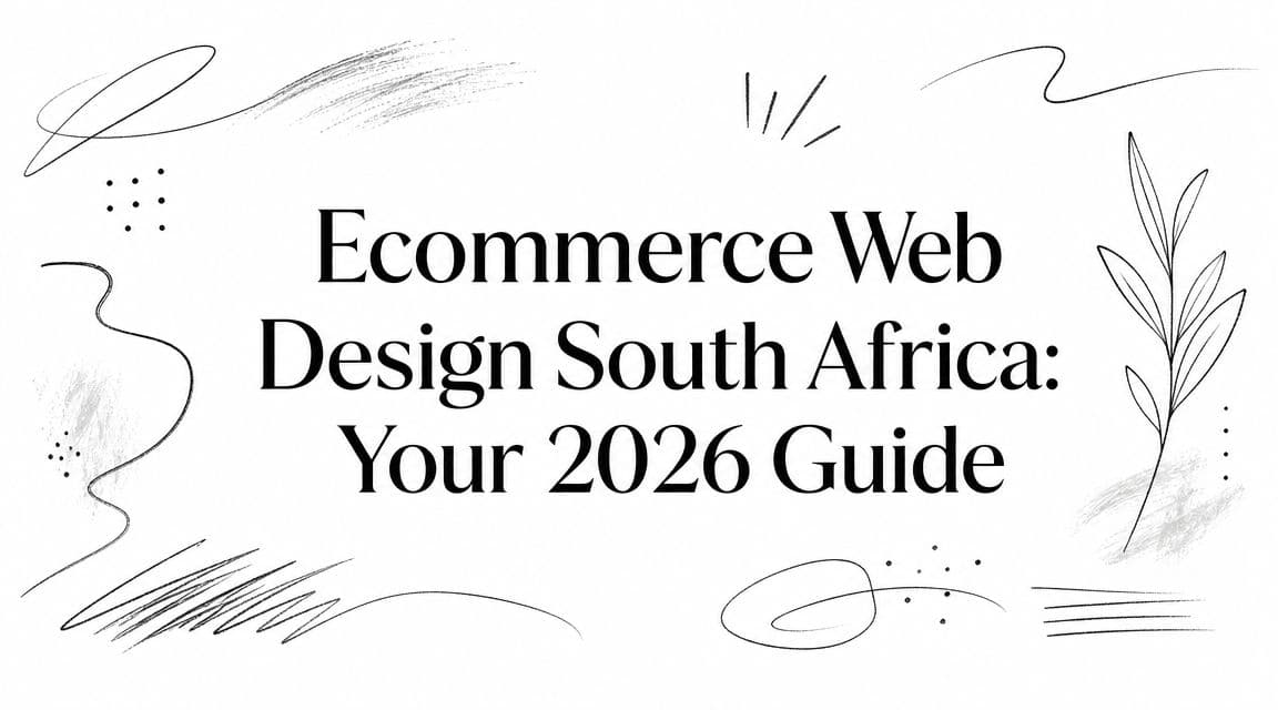 Ecommerce Web Design South Africa: Your 2026 Guide