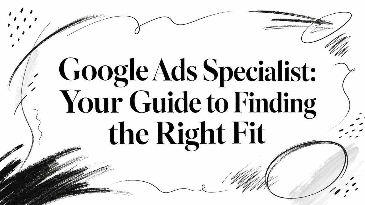 Google Ads Specialist: Your Guide to Finding the Right Fit