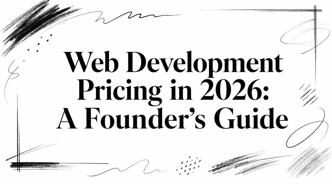 Web Development Pricing in 2026: A Founder's Guide