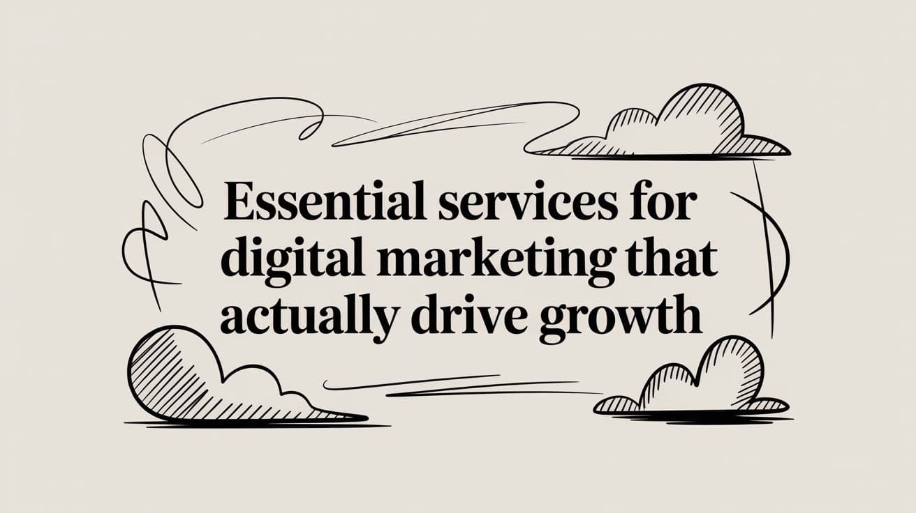 Essential Services for Digital Marketing That Actually Drive Growth